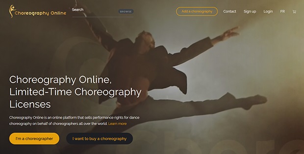 Choreography online - μια πλατφόρμα για χορευτές και χορογράφους