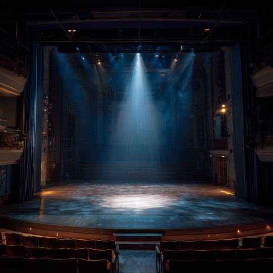 empty theater stage