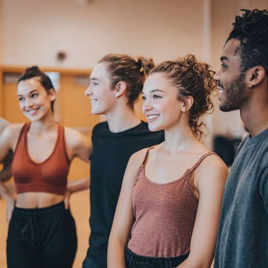 getting ready for dance class