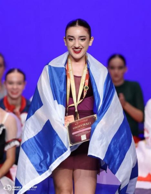 Η Μαρίνα Κονδύλη φέρνει το πρώτο χρυσό και χάλκινο μετάλλιο της Ελλάδας στο Dance World Cup