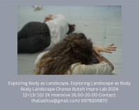 Body Landscape Butoh Impro Intensive Workshop με τη Θάλεια Δήτσα