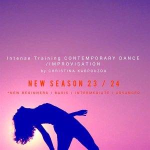 Intense Training &amp; Σύγχρονος Χορός / Improvisation με τη Χριστίνα Καρπούζου